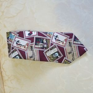 Bob Timberlake 100% Silk Indian Rooster Necktie